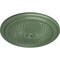 Ekena Millwork Trinity Ceiling Medallion (Fits Canopies up to 3"), Hand-Painted Athenian Green, 22"OD x 1 3/4"P CM22TNAGF - alternate 4
